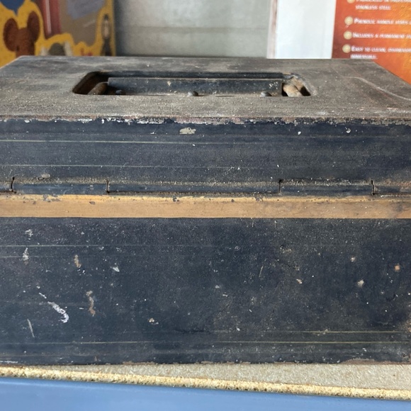 Metal Organization Box Old Artillery Box Vintage - Picture 4 of 5